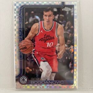 2025-26 Topps Chrome #92 Bogdan Bogdanović X-Fractor Los Angeles Clippers